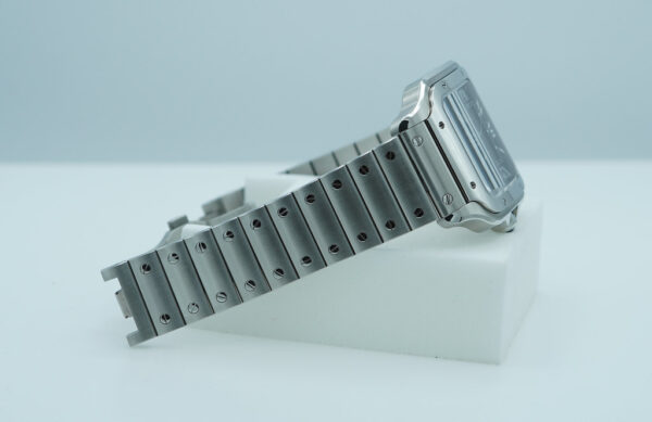 Cartier SANTOS DE CARTIER LARGE MODEL AUTOMATIC BLUE DIAL WSSA0030 FULL SET - Image 5