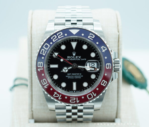 BRAND NEW Rolex 126710BLRO PEPSI GMT MASTER II RED BLUE JUBILEE BAND 2024 FULL SET