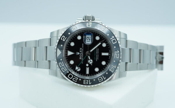 Rolex 126710GRNR GMT MASTER II BLACK GREY BEZEL OYSTER BAND 2024 FULL SET - Image 9