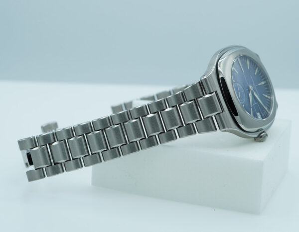 BRAND NEW Laurent Ferrier SPORT AUTO TITANIUM BLUE DIAL 2024 WARRANTY COMPLETE SET - Image 5