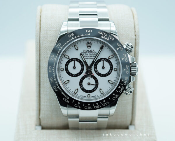 Rolex 116500LN COSMOGRAPH DAYTONA STEEL WHITE PANDA DIAL 2022 WARRANTY FULL SET