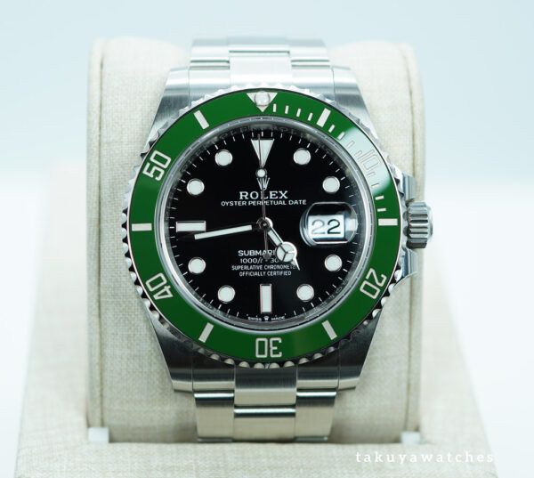 Rolex 126610LV SUBMARINER 41 GREEN MK2 BEZEL BLACK DIAL 2024 COMPLETE SET