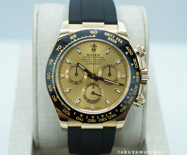 Rolex 116518LN DAYTONA 18K YELLOW GOLD OYSTERFLEX CHAMPAGNE DIAL 2023 FULL SET