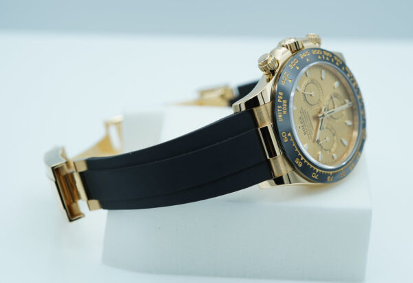 Rolex 116518LN DAYTONA 18K YELLOW GOLD OYSTERFLEX CHAMPAGNE DIAL 2023 FULL SET - Image 6