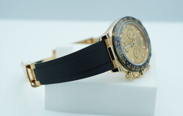 Rolex 116518LN DAYTONA 18K YELLOW GOLD OYSTERFLEX CHAMPAGNE DIAL 2023 FULL SET - Image 5