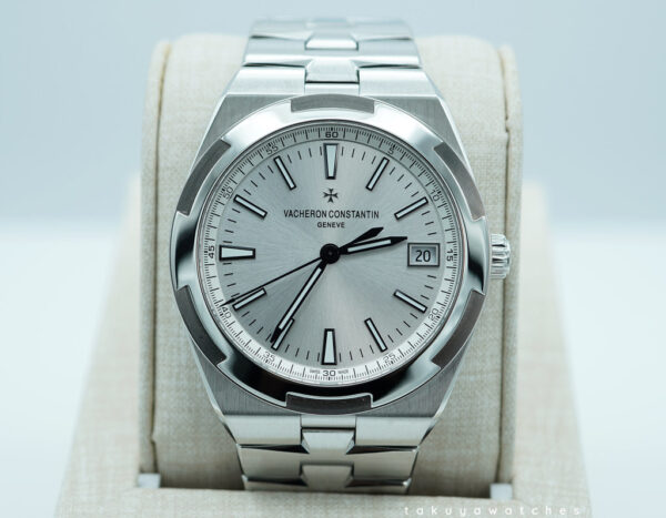 Vacheron CONSTANTIN OVERSEAS 4500V STEEL SILVER DIAL 2023 WARRANTY FULL SET