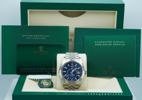 Rolex 336934 SKY-DWELLER BLUE DIAL JUBILEE BAND NEW MODEL 2024 FULL SET - Image 2
