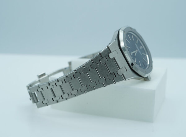Audemars PIGUET ROYAL OAK JUMBO ULTRA THIN 15202ST BLUE DIAL SERVICED FULL SET - Image 6