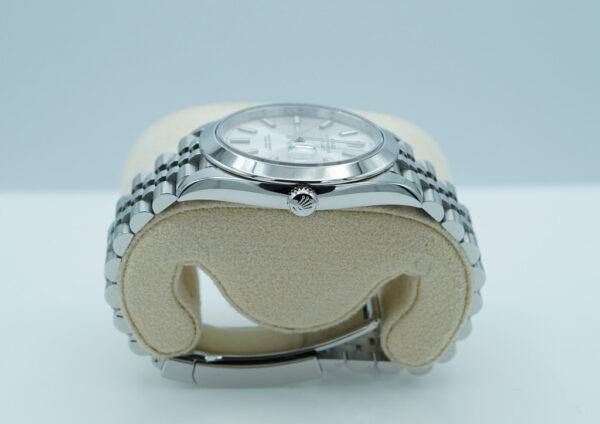 Rolex 126300 DATEJUST 41 SILVER DIAL JUBILEE BAND 2023 WARRANTY FULL SET - Image 3