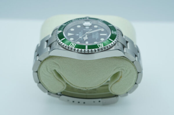 Rolex 16610LV GREEN SUBMARINER KERMIT 50th ANNIVERSARY D SERIAL FULL SET - Image 4
