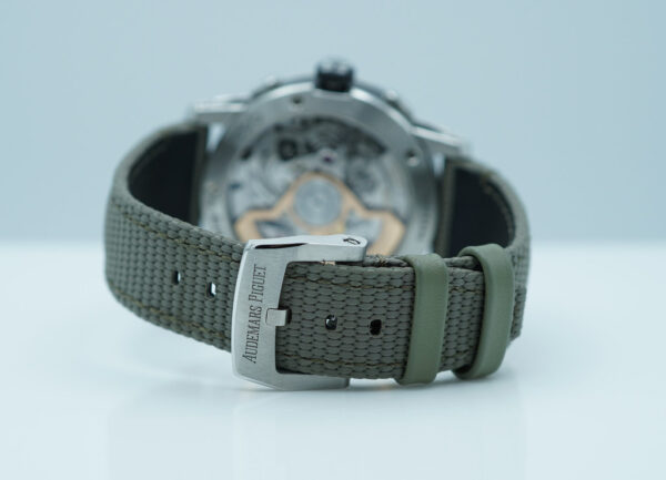 Audemars PIGUET CODE 11.59 CHRONOGRAPH STEEL CERAMIC CASE SMOKED BEIGE DIAL FULL SET - Image 7