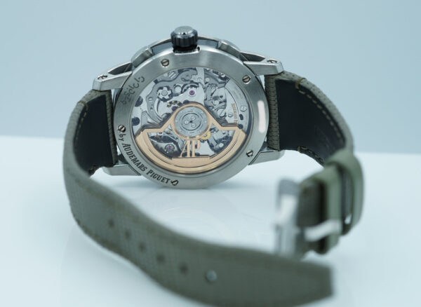 Audemars PIGUET CODE 11.59 CHRONOGRAPH STEEL CERAMIC CASE SMOKED BEIGE DIAL FULL SET - Image 8