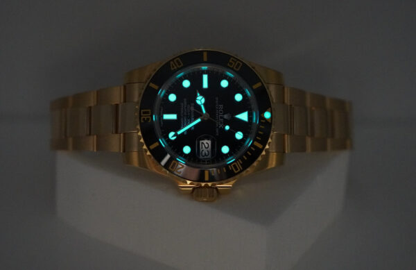 Rolex 116618LN SUBMARINER 18K YELLOW GOLD BLACK DIAL 40MM 2016 FULL SET - Image 11