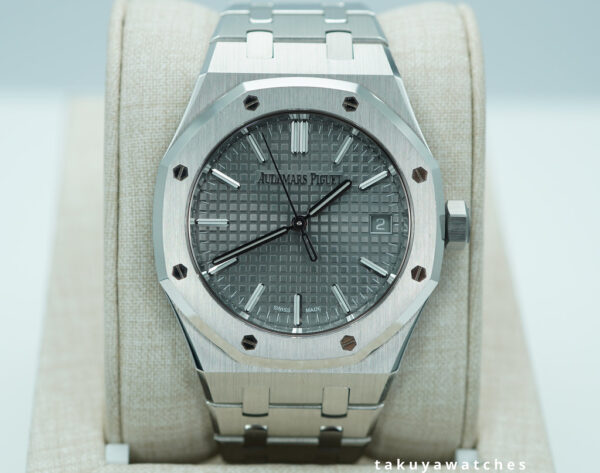 Audemars PIGUET ROYAL OAK 15550ST GREY DIAL 37MM 2023 WARRANTY FULL SET