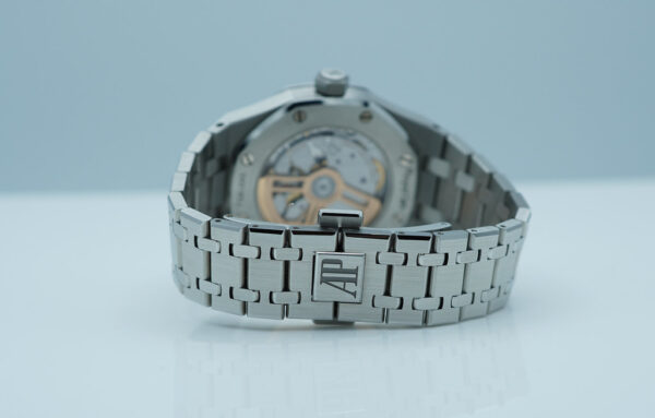 Audemars PIGUET ROYAL OAK 15550ST GREY DIAL 37MM 2023 WARRANTY FULL SET - Image 7