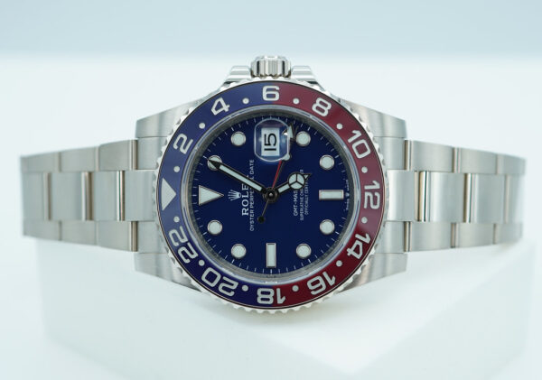 Rolex 126719BLRO GMT MASTER 2 WHITE GOLD PEPSI BEZEL BLUE DIAL 2022 COMPLETE SET - Image 10