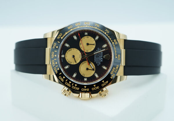 Rolex 116518LN DAYTONA YELLOW GOLD PAUL NEWMAN DIAL OYSTERFLEX 2023 FULL SET - Image 9