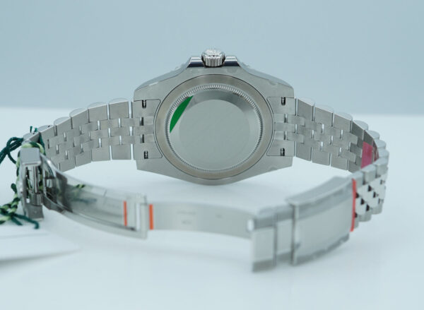 BRAND NEW Rolex 126710GRNR GMT MASTER 2 BLACK GREY BEZEL JUBILEE BAND 2024 FULL SET - Image 8