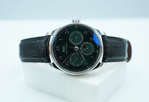 IWC IW344207 PROTUGIESER PERPETUAL CALENDAR 42 GREEN DIAL 2023 COMPLETE SET - Image 10