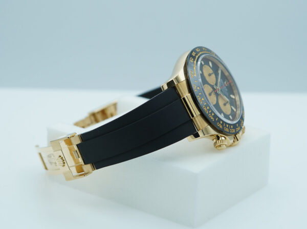 Rolex 116518LN DAYTONA YELLOW GOLD PAUL NEWMAN DIAL OYSTERFLEX 2023 FULL SET - Image 6