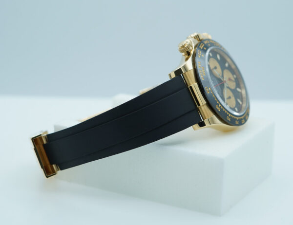 Rolex 116518LN DAYTONA YELLOW GOLD PAUL NEWMAN DIAL OYSTERFLEX 2023 FULL SET - Image 5