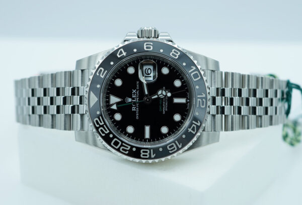 BRAND NEW Rolex 126710GRNR GMT MASTER 2 BLACK GREY BEZEL JUBILEE BAND 2024 FULL SET - Image 10