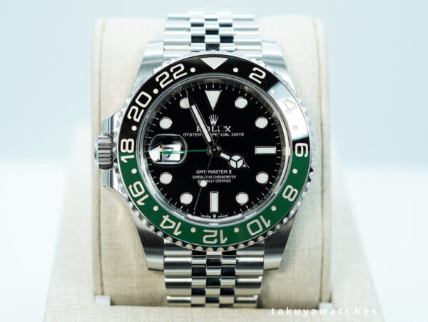 Rolex 126720VTNR GMT MASTER 2 LEFTY BLACK GREEN SPRITE JUBILEE BAND 2023 FULL SET