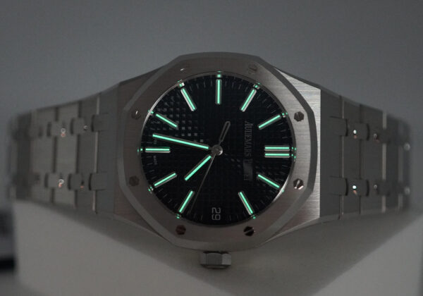 BRAND NEW Audemars PIGUET ROYAL OAK 15510ST STEEL BLUE NUIT DIAL 2024 COMPLETE SET - Image 11