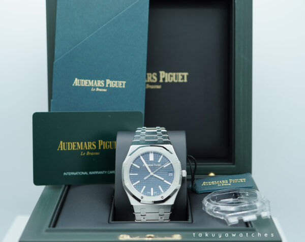 BRAND NEW Audemars PIGUET ROYAL OAK 15510ST STEEL BLUE NUIT DIAL 2024 COMPLETE SET - Image 2