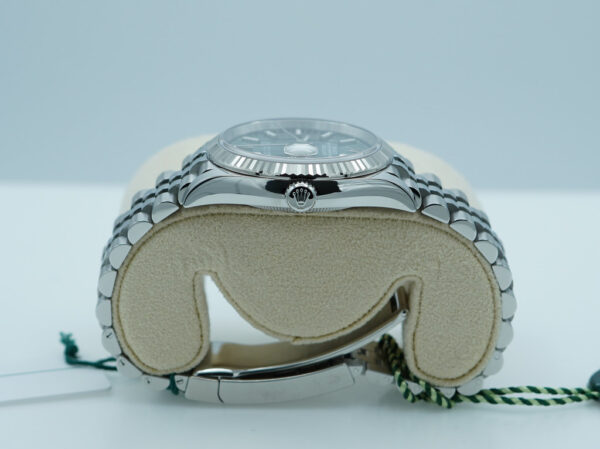 BRAND NEW Rolex 126234 DATEJUST 36 FLUTED BEZEL MINT GREEN DIAL JUBILEE 2024 FULL SET - Image 3