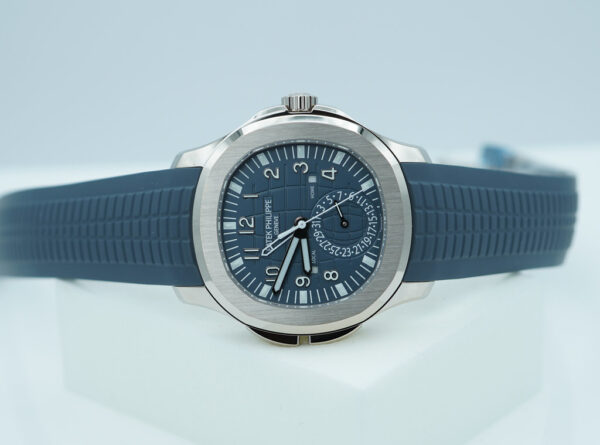 BRAND NEW Patek PHILIPPE 5164G AQUANAUT TRAVEL TIME WHITE GOLD BLUE DIAL 2024 MODEL - Image 10