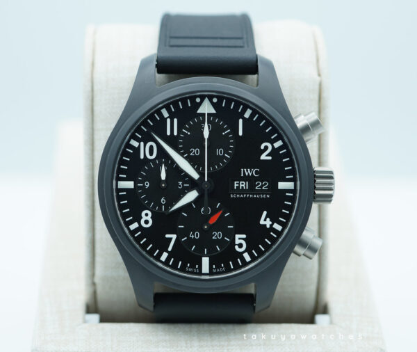 IWC IW389401 PILOT's WATCH CHRONOGRAPH 41 TOP GUN BLACK CERAMIC 2023 FULL SET