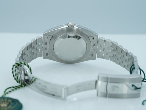 BRAND NEW Rolex 126300 DATEJUST 41 MINT GREEN DIAL JUBILEE BAND 2024 FULL SET - Image 8