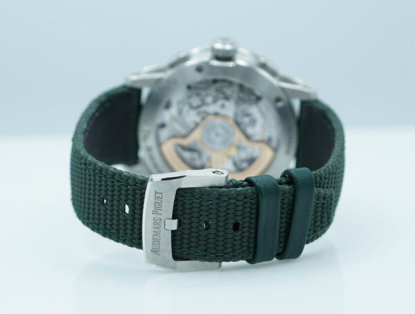 Audemars PIGUET CODE 11.59 CHRONOGRAPH STAINLESS STEEL GREEN DIAL 2024 FULL SET - Image 7