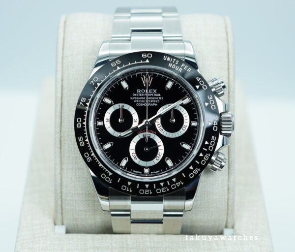 Rolex 116500LN COSMOGRAPH DAYTONA STEEL CERAMIC BEZEL BLACK DIAL 2019 FULL SET
