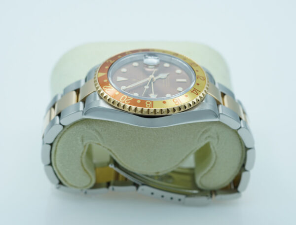 Rolex 16713 GMT MASTER 2 TWO TONE ROOTBEER BROWN DIAL 2005 RSC SERVICED - Image 4