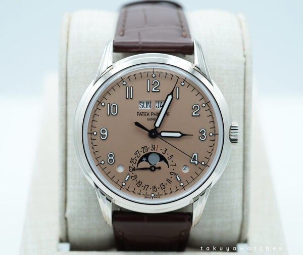 Patek PHILIPPE 5320G PERPETUAL CALENDAR 18K WHITE GOLD SALMON DIAL 2024 FULL SET