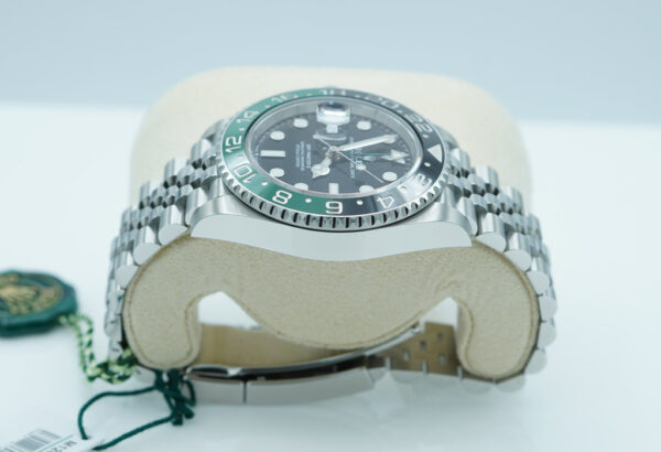 BRAND NEW Rolex 126720VTNR GMT MASTER 2 LEFTY BLACK GREEN SPRITE JUBILEE 2024 FULL SET - Image 4
