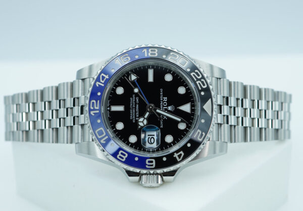 Rolex 126710BLNR GMT MASTER 2 BLACK BLUE BEZEL JUBILEE 2023 FULL SET - Image 9