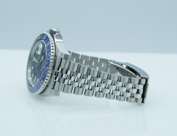 Rolex 126710BLNR GMT MASTER 2 BLACK BLUE BEZEL JUBILEE 2023 FULL SET - Image 5
