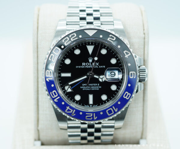 Rolex 126710BLNR GMT MASTER 2 BLACK BLUE BEZEL JUBILEE 2023 FULL SET