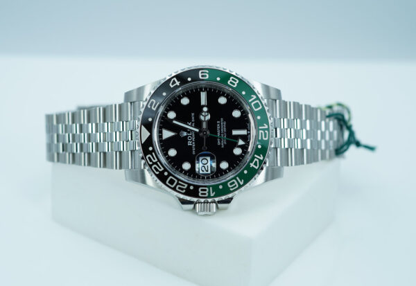 BRAND NEW Rolex 126720VTNR GMT MASTER 2 LEFTY BLACK GREEN SPRITE JUBILEE 2024 FULL SET - Image 9