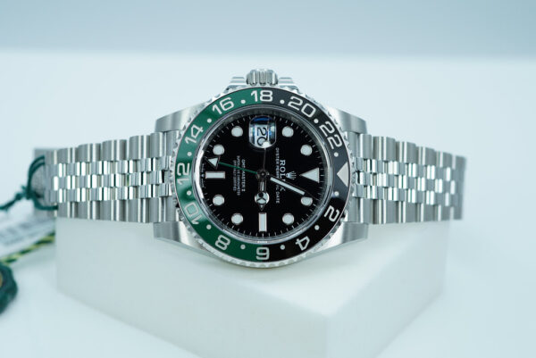 BRAND NEW Rolex 126720VTNR GMT MASTER 2 LEFTY BLACK GREEN SPRITE JUBILEE 2024 FULL SET - Image 10