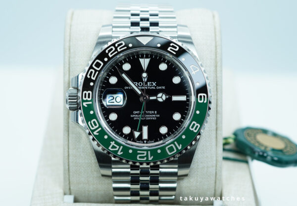 BRAND NEW Rolex 126720VTNR GMT MASTER 2 LEFTY BLACK GREEN SPRITE JUBILEE 2024 FULL SET
