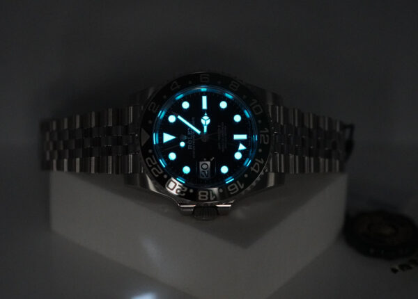 BRAND NEW Rolex 126720VTNR GMT MASTER 2 LEFTY BLACK GREEN SPRITE JUBILEE 2024 FULL SET - Image 11