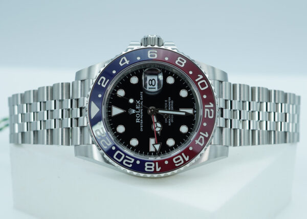 BRAND NEW Rolex 126710BLRO PEPSI GMT MASTER II RED BLUE JUBILEE BAND 2024 FULL SET - Image 10