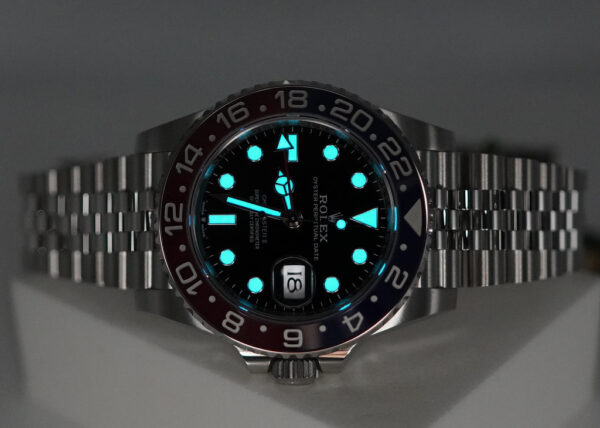 BRAND NEW Rolex 126710BLRO PEPSI GMT MASTER II RED BLUE JUBILEE BAND 2024 FULL SET - Image 11