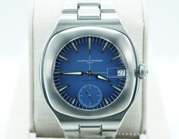 BRAND NEW Laurent Ferrier SPORT AUTO TITANIUM BLUE DIAL 2024 WARRANTY FULL SET