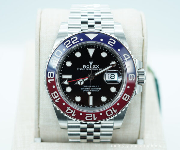 BRAND NEW Rolex 126710BLRO PEPSI GMT MASTER II RED BLUE JUBILEE BAND 2024 FULL SET