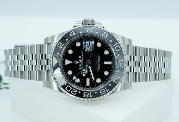 BRAND NEW Rolex 126710GRNR GMT MASTER 2 BLACK GREY BEZEL JUBILEE BAND 2024 FULL SET - Image 10